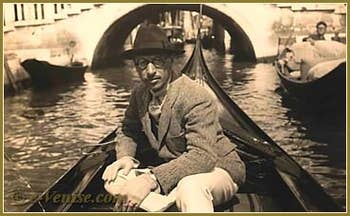 Igor Stravinsky à Venise en 1925