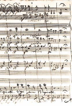 Manuscrit Don Juan Mozart BNF