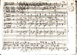 Manuscrit Don Juan Mozart
