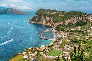 Le port de l'île de Capri
