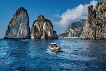 Le Tour de l'île de Capri en bateau