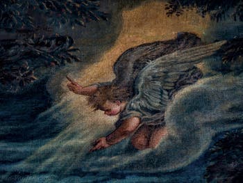 Bassano, L'Ange annonce la naissance du Christ aux bergers endormis, salon de l'Atrium carré du Palais des Doges à Venise