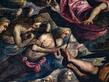 Tintorettos Paradies, Cherubim und Seraphim, im Dogenpalast in Venedig