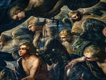 Tintorettos Paradies, Engel Throne und Fürstentümer im Dogenpalast in Venedig
