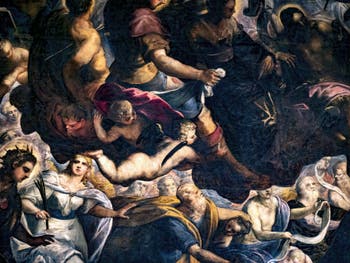 Les Saints et Saintes du Paradis de Tintoret au Palais des Doges de Venise