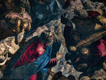 Le Paradis de Tintoret, Moïse et le Roi David d'Israël, au Palais des Doges de Venise