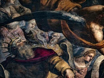 Tintorettos Paradies, König David von Israel, im Dogenpalast in Venedig