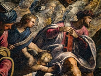 Le Paradis de Tintoret, le prophète Isaie, au Palais des Doges de Venise