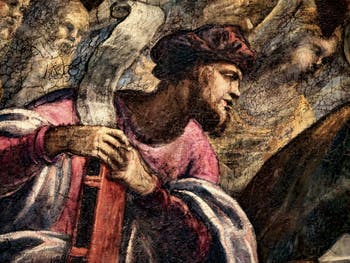 Le Paradis de Tintoret, le prophète Isaie, au Palais des Doges de Venise