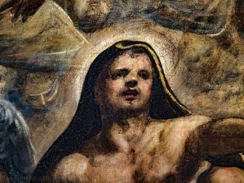 Tintorettos Paradies, Porträt des heiligen Lukas, im Dogenpalast in Venedig
