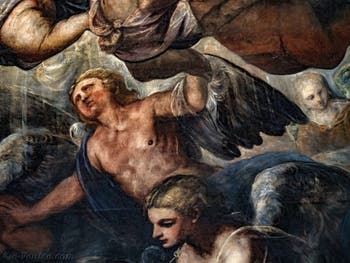 Tintorettos Paradies und seine Engel, im Dogenpalast in Venedig