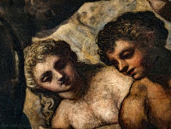 Tintorettos Paradies, Eva und Adam, im Dogenpalast in Venedig