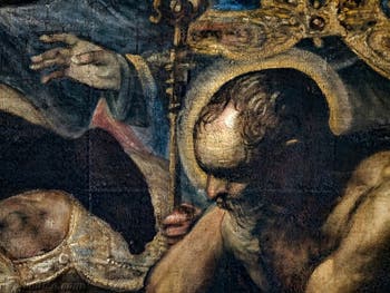 Tintorettos Paradies, Heiligenschein, im Dogenpalast in Venedig