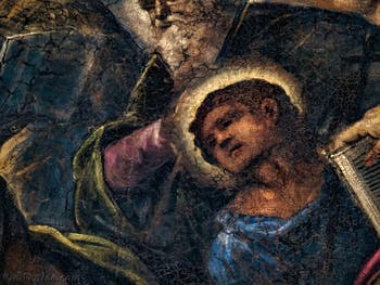 Le Paradis de Tintoret, portrait de saint Philippe, au Palais des Doges de Venise