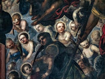 Tintorettos Paradies, Rachel und ihre Kinder, im Dogenpalast in Venedig