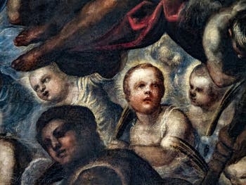 Tintorettos Paradies, Rahel und ihre gemarterten Kinder, im Dogenpalast in Venedig