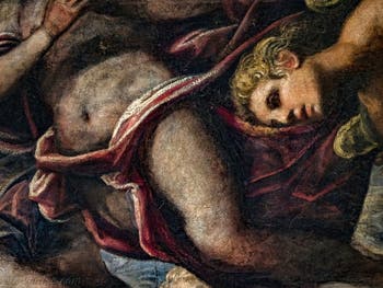 Le Paradis de Tintoret et ses anges, détail, au Palais des Doges de Venise