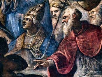 Tintorettos Paradies, St. Thomas von Aquin, im Dogenpalast in Venedig