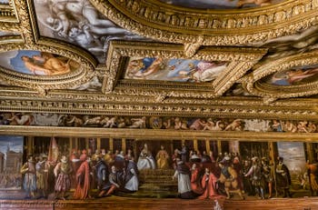 Salle du Conseil des Dix du Palais des Doges à Venise