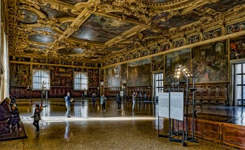 Saal des Großen Rates Dogenpalast in Venedig