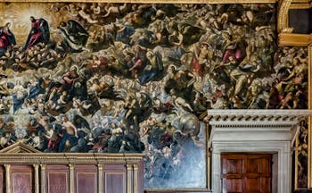 Tintoretto's Paradise in the Great Council Hall of the Doge's Palace in Venice