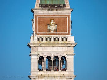 The Campanile of St. Mark seen from the terrace of the Palazzo Pisani