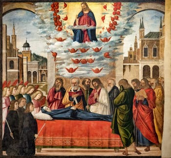 Vittore Carpaccio, Dormition de la Vierge à la Galerie Franchetti Ca' d'Oro à Venise en Italie