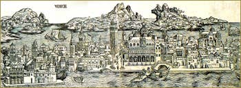 Albrecht Durer vue de Venise.