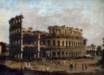 Canaletto, Le Colisée, à la Galerie Borghèse à Rome