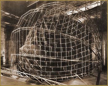 Mariano Fortuny cupola of the Kroll Theatre in Berlin in 1910