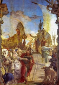 Giambattista Tiepolo, Antoine et Cléopâtre, Palazzo Labia dans le Cannaregio à Venise