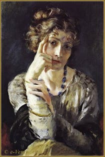 Porträt von Henriette Fortuny - 1915