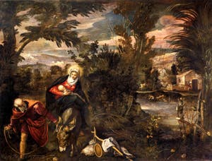 Le Tintoret, La Fuite en Égypte, Scuola Grande San Rocco à Venise
