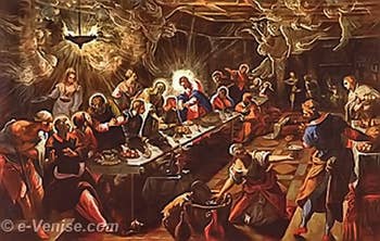 Tintoretto The Last Supper at the Church of San Giorgio Maggiore
