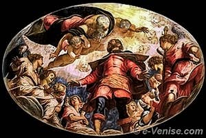 Tintoret Saint Roch en Gloire San Rocco