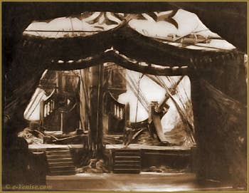 Theatre set by Mariano Fortuny for Richard Wagner's Tristan and Isolde