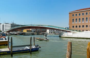 Constitution Bridge, Ponte della Costituzione by Santiago Calatrava on the Grand Canal in Venice