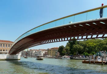Bridge of the Constitution, Ponte della Costituzione by Santiago Calatrava on the Grand Canal of Venice