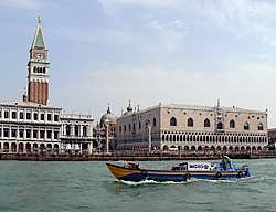 Der Bacino di San Markus in Venedig