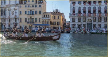 La Regata Storica, la Régate Historique de Venise, régate des Caorline