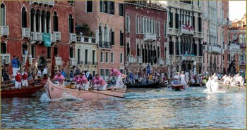 La Regata Storica, la Régate Historique de Venise, régate des Caorline