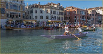 La Regata Storica, la Régate Historique de Venise, régate féminine sur Mascarete