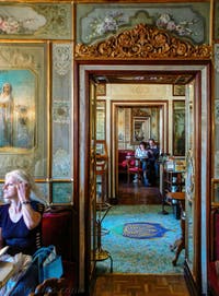 Le Café Florian, place Saint-Marc à Venise.