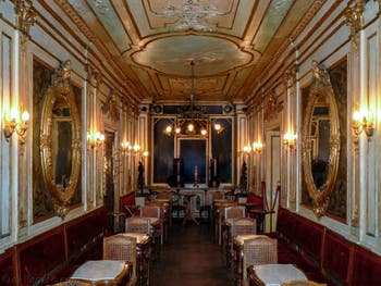 Le Café Florian, place Saint-Marc à Venise.