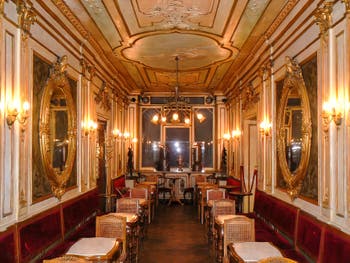 Le Café Florian, place Saint-Marc à Venise.