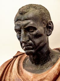 Busto di Giulio Cesare al Museo Altemps di Roma