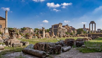 Le Forum Romain à Rome en Italie
