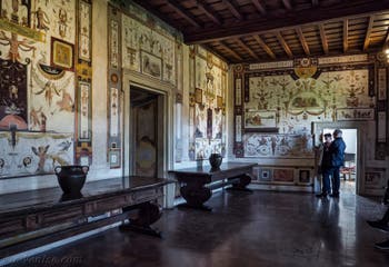 La Cagliostra, fresques de Luzio Luzi Château Saint-Ange, le Castel Sant'Angelo à Rome
