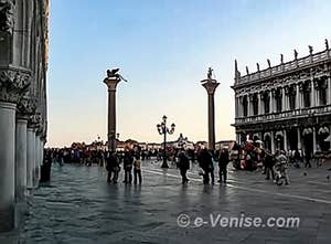 Les deux colonnes de la Piazzetta Saint-Marc