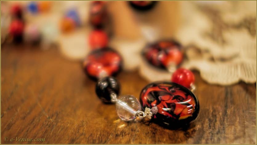 Venezi Arte Balensi perles de verre de Murano à Venise